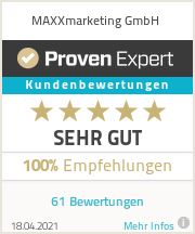 Erfahrungen & Bewertungen zu MAXXmarketing GmbH